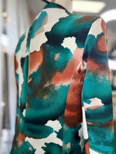 Load image into Gallery viewer, Korina Multicolor Floral Open Up Long Blazer