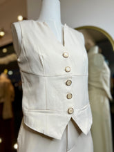 Load image into Gallery viewer, DAHLILA TWO-PIECE IVORY BUTTONED SET