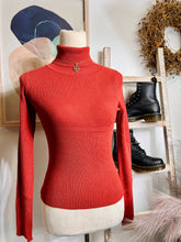 Load image into Gallery viewer, Cynthia Black, Off White, Redwood, Turtleneck Long Sleeve Sweater