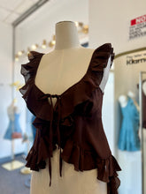 Load image into Gallery viewer, Regina Elegant, Romantic and Effortlessly Chic Ruffle Top