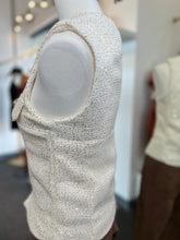 Load image into Gallery viewer, Darlinne Ivory Gold Buttons Vest