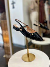 Load image into Gallery viewer, Tiffany Nude or Black Sling Back Flat Shoes