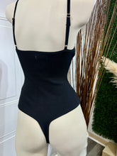 Load image into Gallery viewer, Sidney Black or Taupe Spaghetti Strap Ribbed Buttoned Up Bodysuit