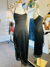 Load image into Gallery viewer, Riley Western Cowgirl High Slit Lace Ruffle Strappy Dress