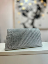 Load image into Gallery viewer, Giselle Gold, Black or Silver Sparkly Clutch