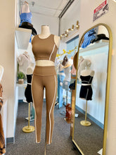 Load image into Gallery viewer, Raven Black, Lilac or Mocha 2 Piece Crop Top Pant Set