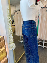 Load image into Gallery viewer, Bianca Sparkly sequence Denim Straight Jeans