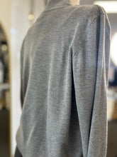 Load image into Gallery viewer, Charcoal Grey 3/4 Sleeve Open Cardigan
