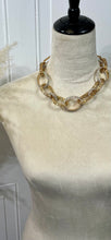 Load image into Gallery viewer, Tiffanny Chunky Chain Necklace Silver and Gold