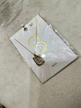 Load image into Gallery viewer, Farah Gold Tone Initial Lock Necklace