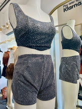 Load image into Gallery viewer, Janice 2 Piece Rhinestone Short Set