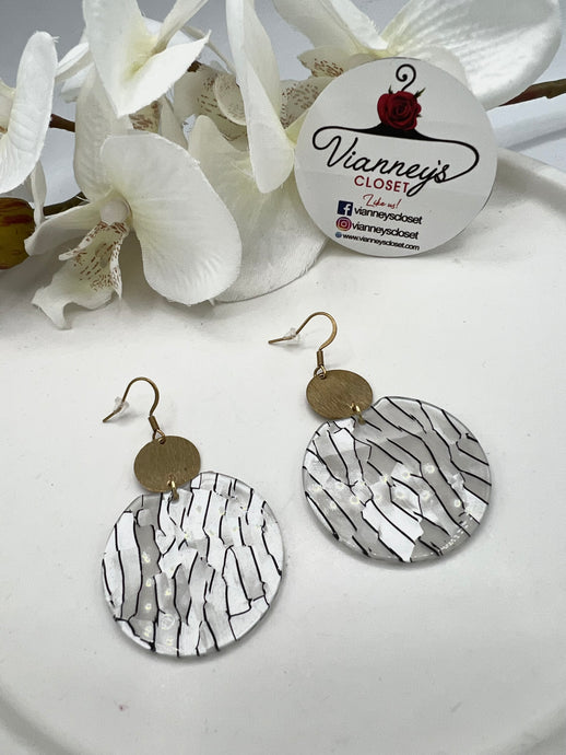 Mia Clear Acrylic Earrings