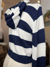 Load image into Gallery viewer, Kiara Striped Zip Up Sweater