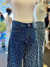 Load image into Gallery viewer, Bianca Sparkly sequence Denim Straight Jeans