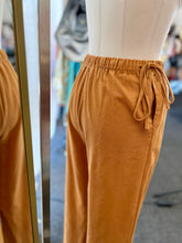 Load image into Gallery viewer, Ariana Light Rust Side Drawstring Wide Leg Pants