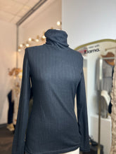Load image into Gallery viewer, Bethany Black Long Sleeve Turtleneck Top