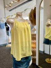 Load image into Gallery viewer, Dina Yellow, Silver Sage Sleeveless Top