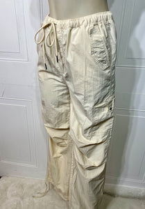 Sofia's Coral or Ivory Parachute Pants