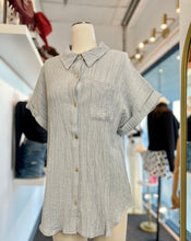 Load image into Gallery viewer, Breland Short Sleeve Button Up Blouse