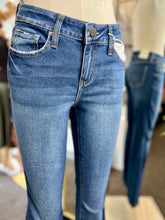 Load image into Gallery viewer, Mar Dark Denim Blue Flare Jeans