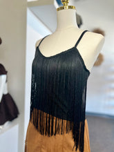 Load image into Gallery viewer, Kendra western Fringe Adjustable Strap Tank Top