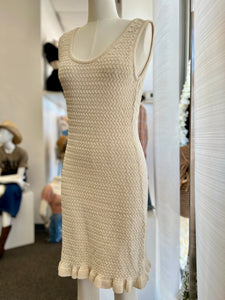 Kathalinne Black or Ivory Crotchet Dress