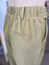 Load image into Gallery viewer, Hailey Tan Khaki Sage, or Black Slip On Wide Leg Trousers