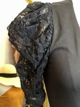 Load image into Gallery viewer, Leslie Black Front Criss Cross Bodysuit Top