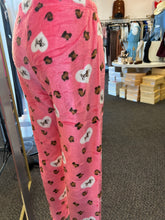 Load image into Gallery viewer, Valentina Pink Cheetah and Dog Print Pajama Pants