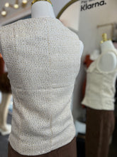 Load image into Gallery viewer, Darlinne Ivory Gold Buttons Vest