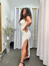 Load image into Gallery viewer, Alice White Strapless Polka Dot Dress