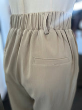 Load image into Gallery viewer, Hailey Tan Khaki Sage, or Black Slip On Wide Leg Trousers