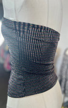 Load image into Gallery viewer, Clearance* Savy Multi Color Shimmer Cropped Tube Top