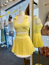 Load image into Gallery viewer, Mercedes 2 Piece Crop Top and Pleated Skort Set