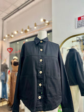 Load image into Gallery viewer, Jenna Brushed Twill Trucker Jacket