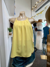 Load image into Gallery viewer, Dina Yellow, Silver Sage Sleeveless Top