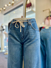 Load image into Gallery viewer, Peggy Wide Leg Draw String Jeans