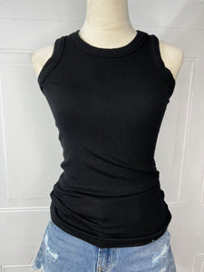 Alice Red, White, Black, Natural, Olive or Gray Basic Tank Top