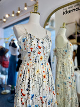 Load image into Gallery viewer, Sasha Boho Tie Back Tiered line Maxi Floral Sundress
