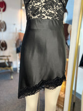 Load image into Gallery viewer, Margot Asymmetric Satin Lace Skirt