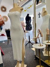 Load image into Gallery viewer, Alice White Strapless Polka Dot Dress