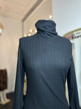 Load image into Gallery viewer, Bethany Black Long Sleeve Turtleneck Top