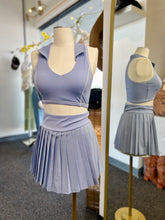 Load image into Gallery viewer, Mercedes 2 Piece Crop Top and Pleated Skort Set