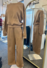 Load image into Gallery viewer, Bernadette Black or Khaki Cozy Straight Leg Lounge Set