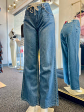 Load image into Gallery viewer, Peggy Wide Leg Draw String Jeans