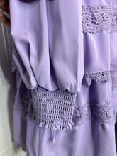 Load image into Gallery viewer, Charlotte Lilac Lace Midi Dress