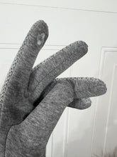 Load image into Gallery viewer, Alisa Beige and Gray Suede Gloves