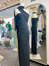 Load image into Gallery viewer, Bethany Butter Yellow or Black Maxi Dress Scarf Included