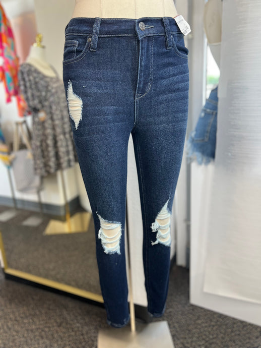 Maria Mid-Rise Ankle Denim Skinny Jeans