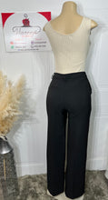 Load image into Gallery viewer, Alinna Black Formal Straight Pants